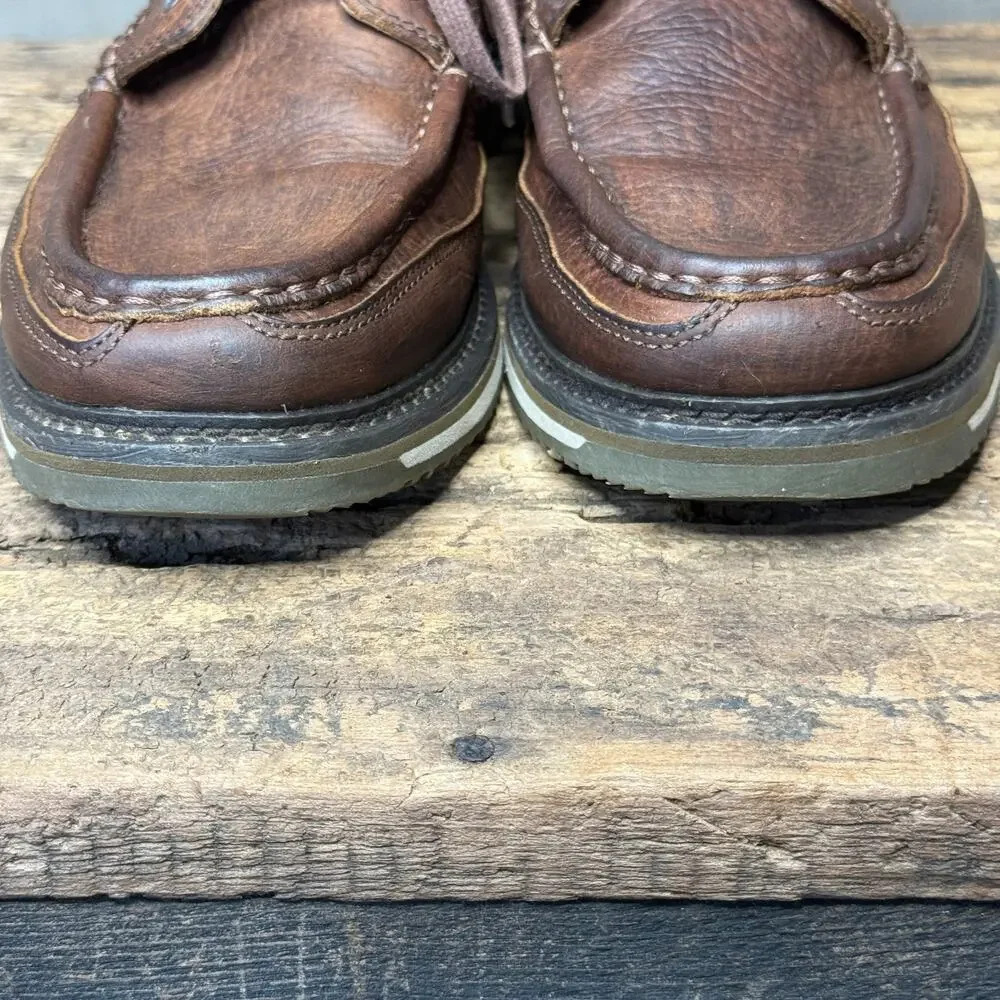 Ariat Men's Foothill Brown Lookout Leather Suede Moc Toe Chukka Boots Size 10D